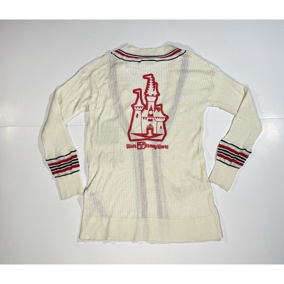 Disney 50th Anniversary Vault Collection Pennants Cardigan Sweater Retro 2022 Sm - Picture 11 of 11